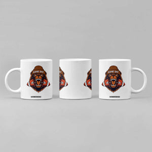 Game Day Fierce Bear Biting Ball Coffee Mug Football Player Gift TS12 Print Your Wear