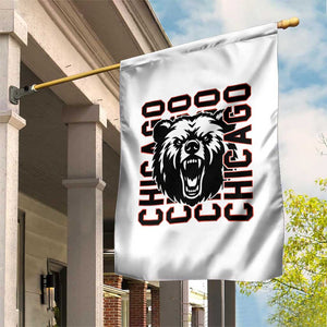 Game Day Football Fan Gift Garden Flag Chicago With Bear TS12 Print Your Wear