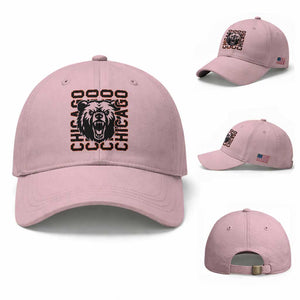 Game Day Football Fan Gift Baseball Cap CFB Lover TS12 Baseball Cap Universal Fit Light Pink Print Your Wear
