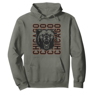 Game Day Football Fan Gift Hoodie CFB Lover TS12 Military Green Print Your Wear