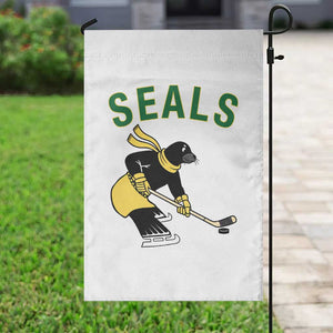 Funny Seal Ice Hockey Player Garden Flag Winter Sports Gift TS12 Print Your Wear