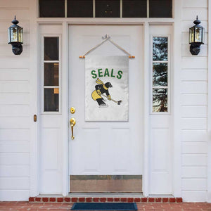 Funny Seal Ice Hockey Player Garden Flag Winter Sports Gift TS12 Print Your Wear
