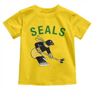 Funny Seal Ice Hockey Player Toddler T Shirt Winter Sports Gift TS12 Daisy Print Your Wear