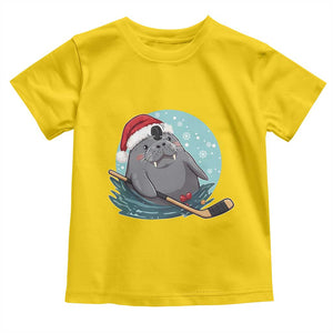 Snowy Seal Ice Hockey Lover Toddler T Shirt Funny Christmas Gift TS12 Daisy Print Your Wear