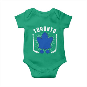 Toronto Ice Hockey Lover Baby Onesie Vintage Canada Gift TS12 Irish Green Print Your Wear
