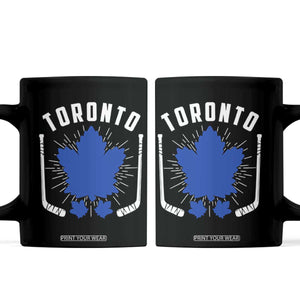Toronto Ice Hockey Lover Coffee Mug Vintage Canada Gift TS12 Black Print Your Wear