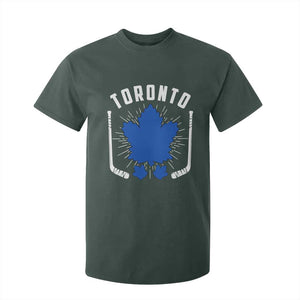 Toronto Ice Hockey Lover T Shirt For Kid Vintage Canada Gift TS12 Dark Forest Green Print Your Wear