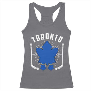 Toronto Ice Hockey Lover Racerback Tank Top Vintage Canada Gift TS12 Charcoal Print Your Wear