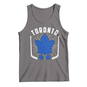 Toronto Ice Hockey Lover Tank Top Vintage Canada Gift TS12 Deep Heather Print Your Wear