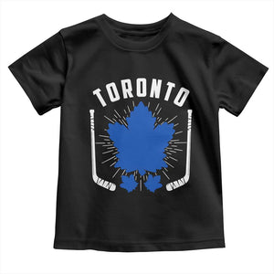 Toronto Ice Hockey Lover Toddler T Shirt Vintage Canada Gift TS12 Black Print Your Wear