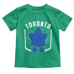 Toronto Ice Hockey Lover Toddler T Shirt Vintage Canada Gift TS12 Irish Green Print Your Wear