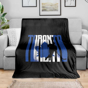 Ice Hockey Torontonian Player Throw Blanket Toronto Flag Gift TS12 Print Your Wear