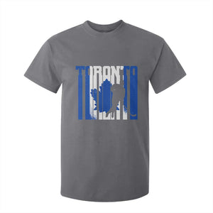 Ice Hockey Torontonian Player T Shirt For Kid Toronto Flag Gift TS12 Charcoal Print Your Wear