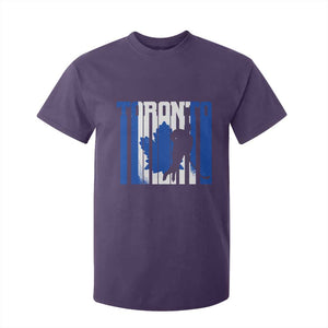 Ice Hockey Torontonian Player T Shirt For Kid Toronto Flag Gift TS12 Purple Print Your Wear