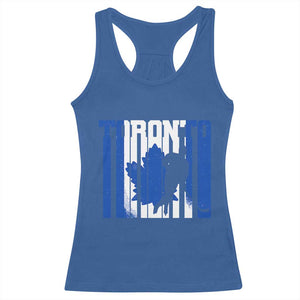 Ice Hockey Torontonian Player Racerback Tank Top Toronto Flag Gift TS12 Royal Blue Print Your Wear