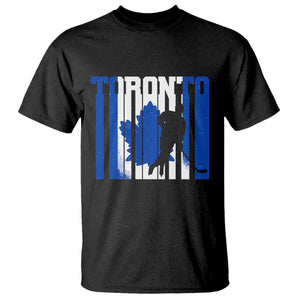 Ice Hockey Torontonian Player T Shirt Toronto Flag Gift TS12 Black Print Your Wear