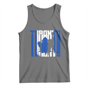 Ice Hockey Torontonian Player Tank Top Toronto Flag Gift TS12 Black Heather Print Your Wear