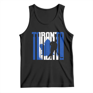 Ice Hockey Torontonian Player Tank Top Toronto Flag Gift TS12 Black Print Your Wear