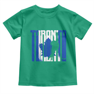 Ice Hockey Torontonian Player Toddler T Shirt Toronto Flag Gift TS12 Irish Green Print Your Wear