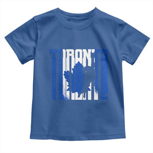 Ice Hockey Torontonian Player Toddler T Shirt Toronto Flag Gift TS12 Royal Blue Print Your Wear