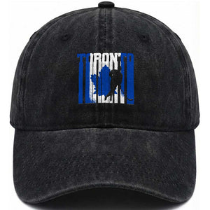 Ice Hockey Torontonian Player Washed Cotton Baseball Cap Toronto Flag Gift TS12 Print Your Wear