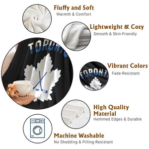 Toronto Ice Hockey Lover Throw Blanket Gift For Torontonian TS12 Print Your Wear