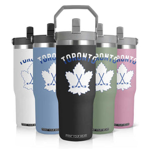Toronto Ice Hockey Lover Flip Straw Tumbler Gift For Torontonian TS12 Print Your Wear