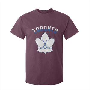 Toronto Ice Hockey Lover T Shirt For Kid Gift For Torontonian TS12 Maroon Print Your Wear