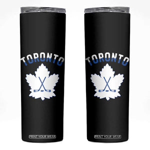 Toronto Ice Hockey Lover Skinny Tumbler Gift For Torontonian TS12 Black Print Your Wear