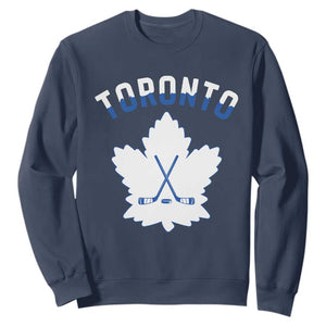 Toronto Ice Hockey Lover Sweatshirt Gift For Torontonian TS12 Navy Print Your Wear