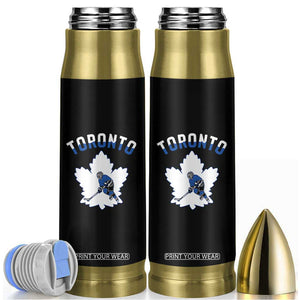Toronto Ice Hockey Player Bullet Tumbler Canadian Winter Sport TS12 Black Print Your Wear
