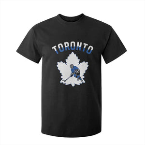 Toronto Ice Hockey Player T Shirt For Kid Canadian Winter Sport TS12 Black Print Your Wear
