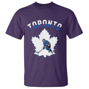 Toronto Ice Hockey Player T Shirt Canadian Winter Sport TS12 Purple Print Your Wear