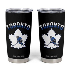 Toronto Ice Hockey Player Tumbler Cup Canadian Winter Sport TS12 Black Print Your Wear