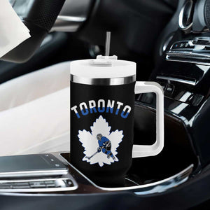 Toronto Ice Hockey Player Tumbler With Handle Canadian Winter Sport TS12 Print Your Wear