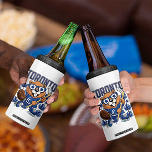 Toronto Ice Hockey Beaver 4 in 1 Can Cooler Tumbler Canadian Pride Gift TS12 Print Your Wear