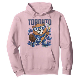Toronto Ice Hockey Beaver Hoodie Canadian Pride Gift TS12 Light Pink Print Your Wear
