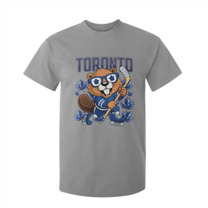 Toronto Ice Hockey Beaver T Shirt For Kid Canadian Pride Gift TS12 Sport Gray Print Your Wear