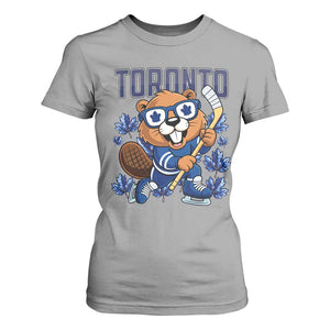 Toronto Ice Hockey Beaver T Shirt For Women Canadian Pride Gift TS12 Sport Gray Print Your Wear