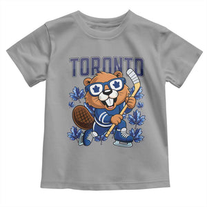Toronto Ice Hockey Beaver Toddler T Shirt Canadian Pride Gift TS12 Sport Gray Print Your Wear
