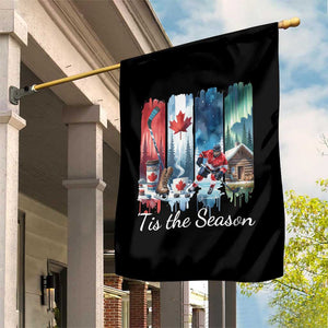 Christmas Canada Ice Hockey Lover Garden Flag Tis The Season TS12 Print Your Wear