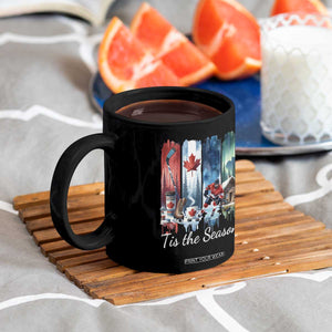 Christmas Canada Ice Hockey Lover Coffee Mug Tis The Season TS12 Print Your Wear