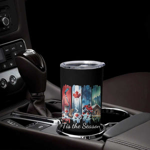 Christmas Canada Ice Hockey Lover Tumbler Cup Tis The Season TS12 Print Your Wear