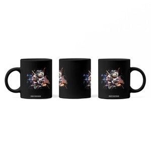 Funny Beaver Playing Ice Hockey Coffee Mug Winter Sports Gift TS12 Print Your Wear
