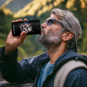 Funny Beaver Playing Ice Hockey 4 in 1 Can Cooler Tumbler Winter Sports Gift TS12 Print Your Wear