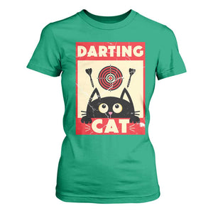 Black Cat Dart Thrower T Shirt For Women Cat Lover Dartist Gift TS12 Irish Green Print Your Wear