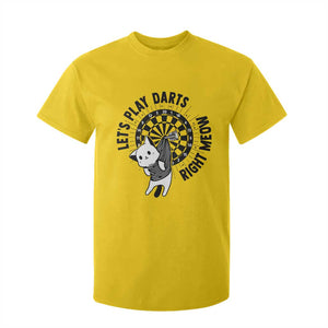 Lets Play Darts Right Meow T Shirt For Kid Cute Cat Dart Player Pub Game Gift TS12 Daisy Print Your Wear