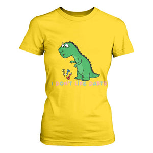 Funny Dinosaur Short Arms Problem T Shirt For Women I Do Not Like Darts TS12 Daisy Print Your Wear