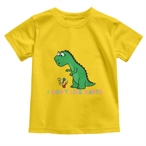 Funny Dinosaur Short Arms Problem Toddler T Shirt I Do Not Like Darts TS12 Daisy Print Your Wear