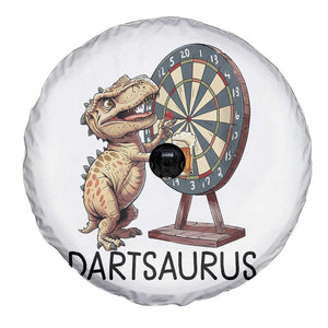 Dartsaurus Spare Tire Cover Funny Dinosaur Dart Player Gift TS12 Print Your Wear